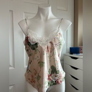 Amelia’s Vintage Floral Lace Trim Lingerie Cami